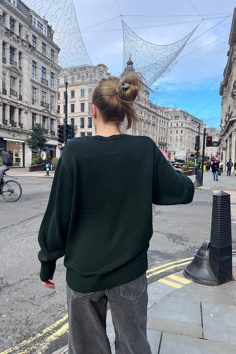 Brianna Sweater | Dark Green / Regular Fit