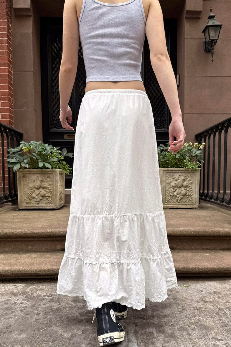 Olive Skirt | Natural White / S