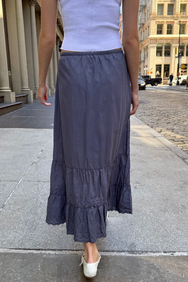 Olive Skirt | Faded Navy / S