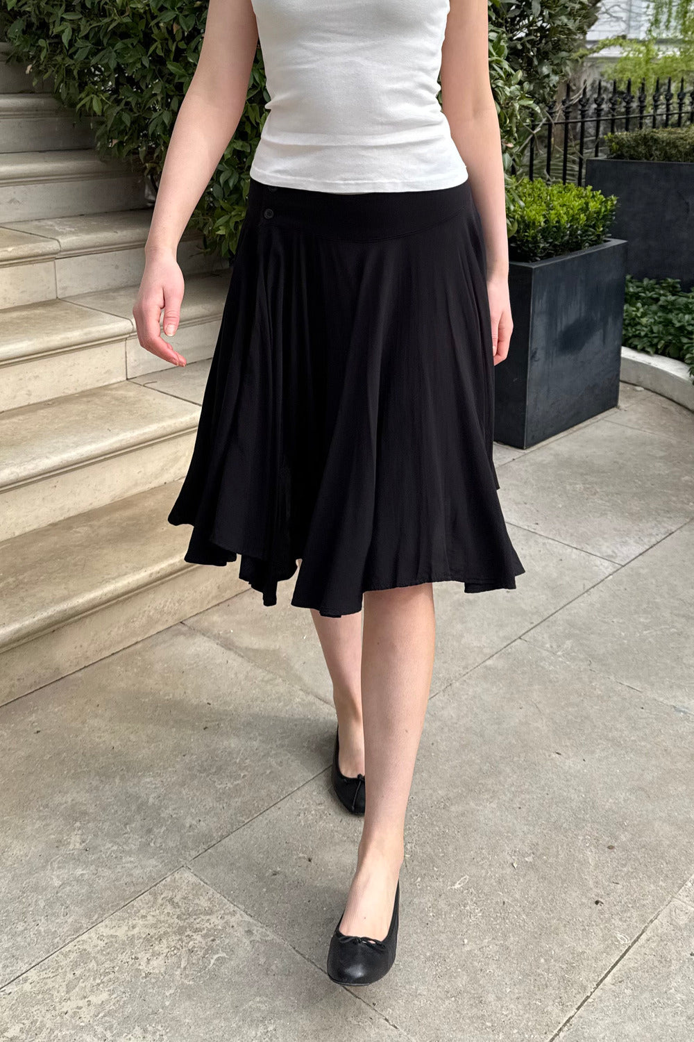 Jesse Midi Skirt | Black / XS/S