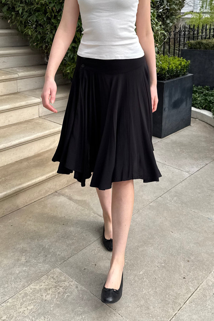 Jesse Midi Skirt | Black / XS/S