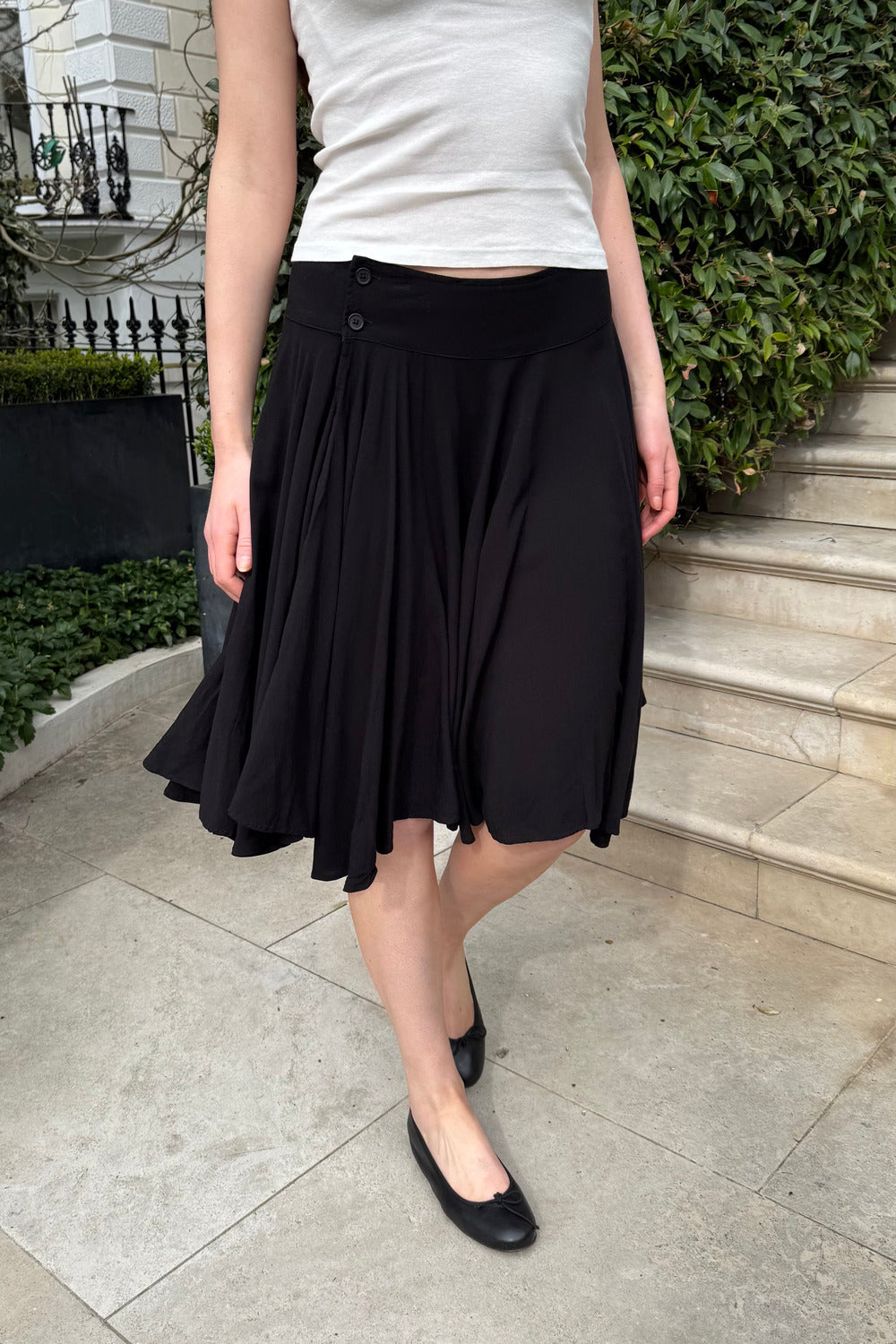 Jesse Midi Skirt | Black / XS/S