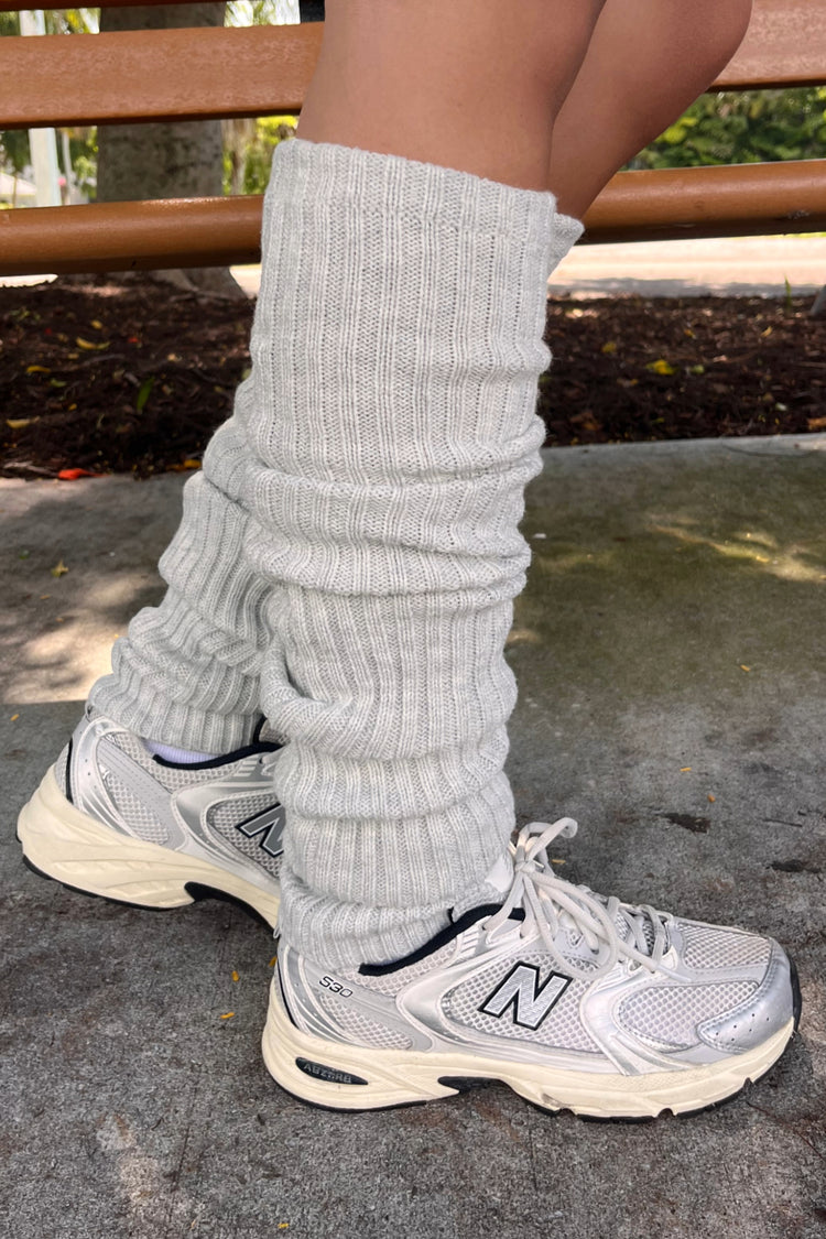 Leg Warmers | Light Heather Grey