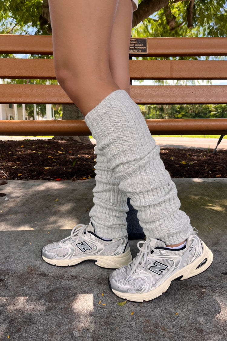 Leg Warmers | Light Heather Grey