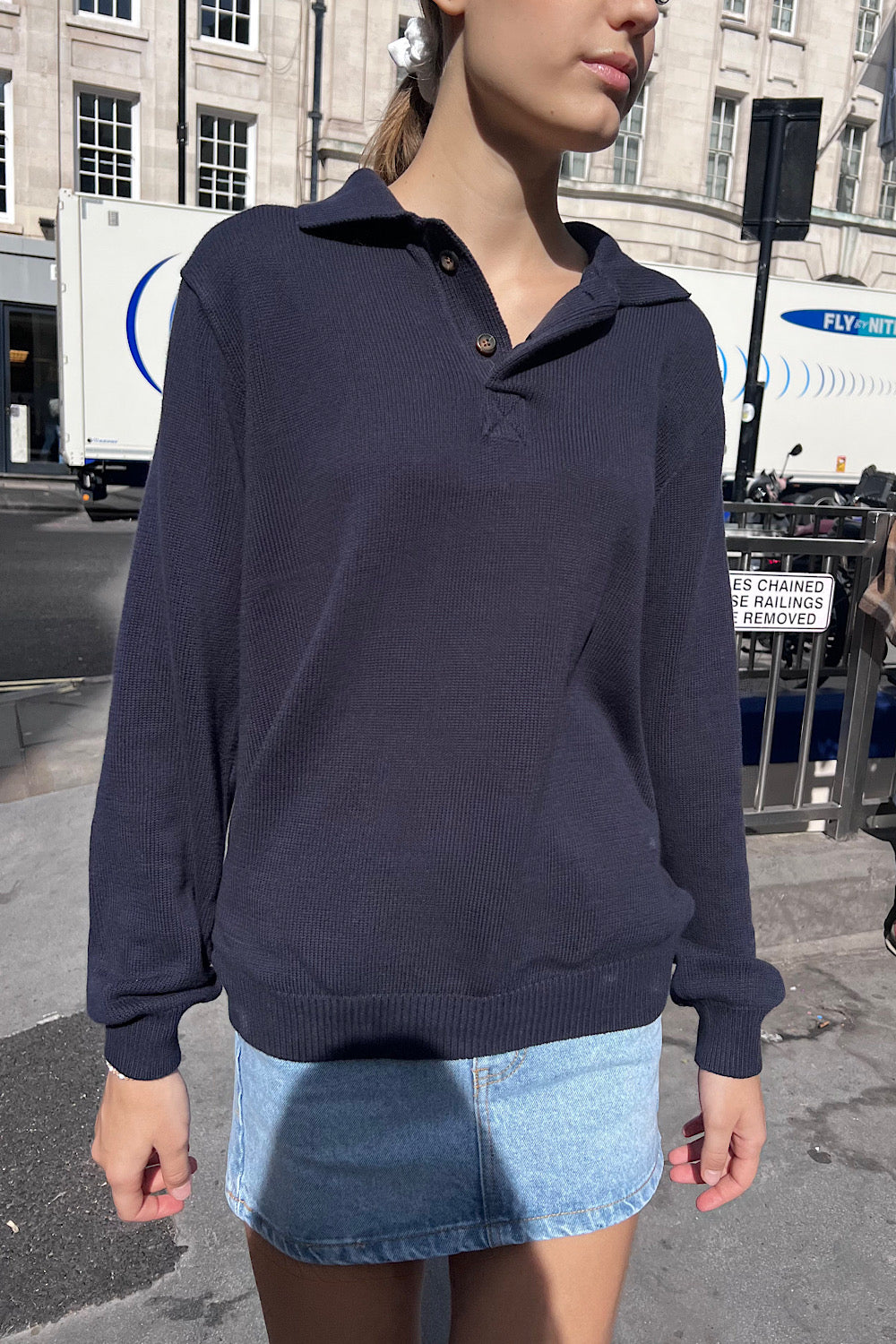 Navy Blue / Oversized Fit