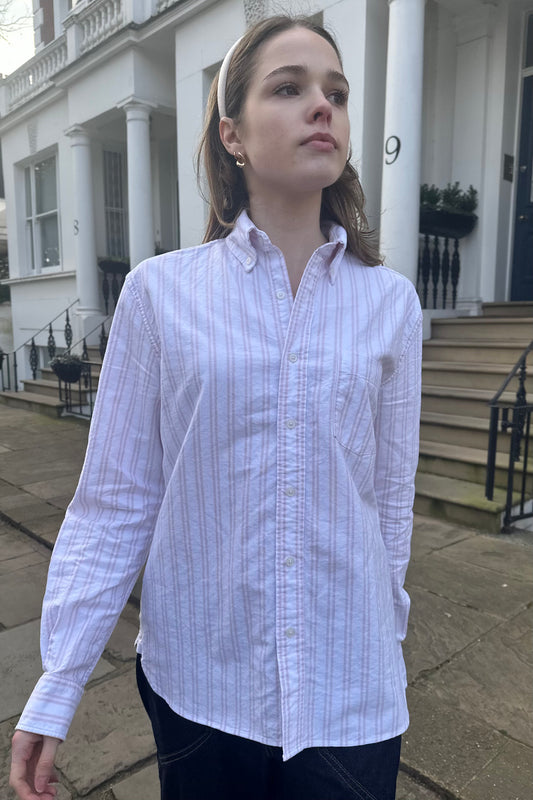 Pink And White Double Stripes / S/M