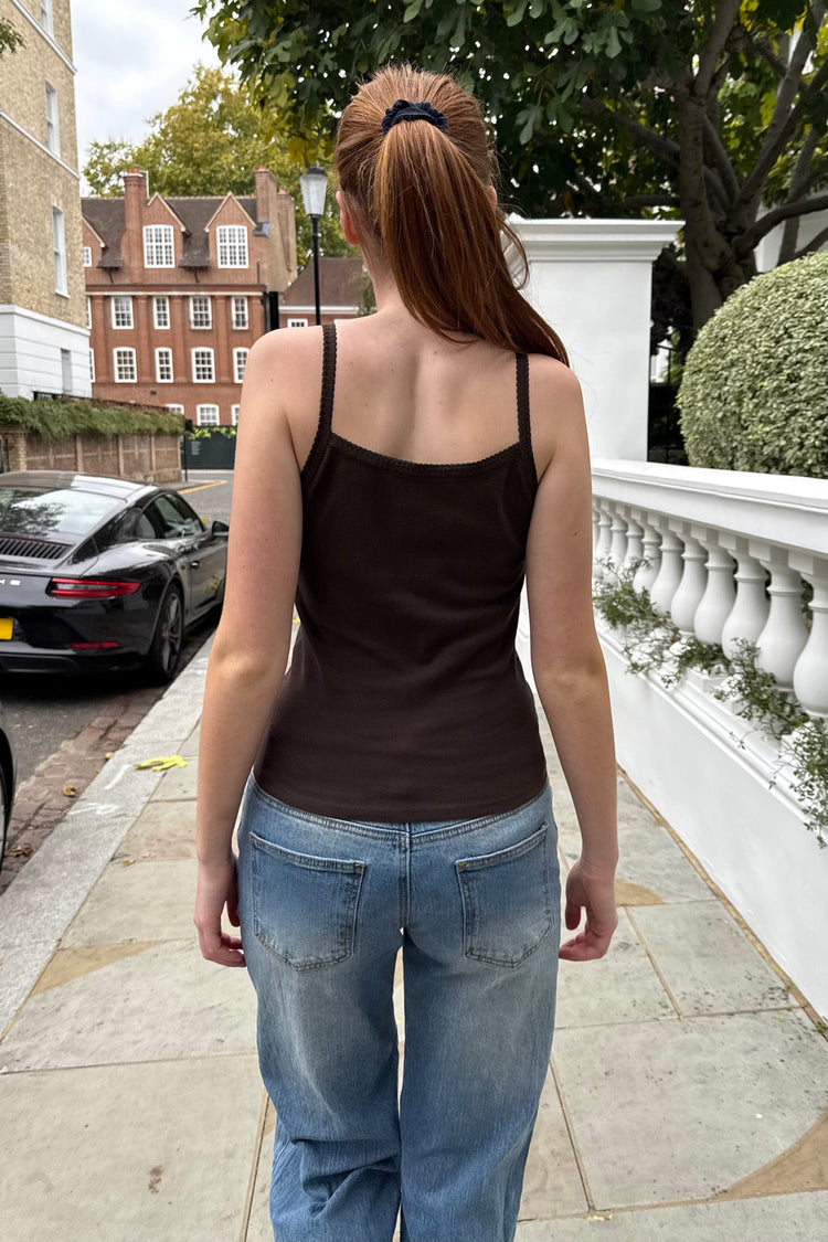 Aden Basic Tank | Dark Brown / XS/S