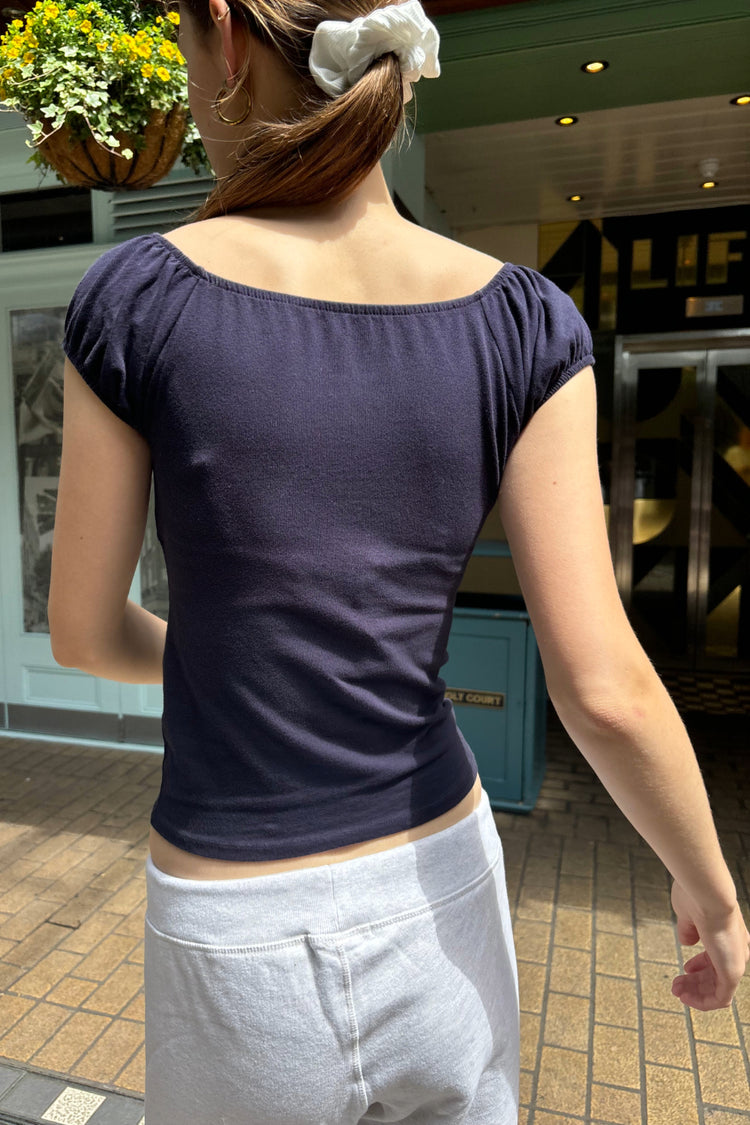 Casey Top | Blue Navy / XS/S