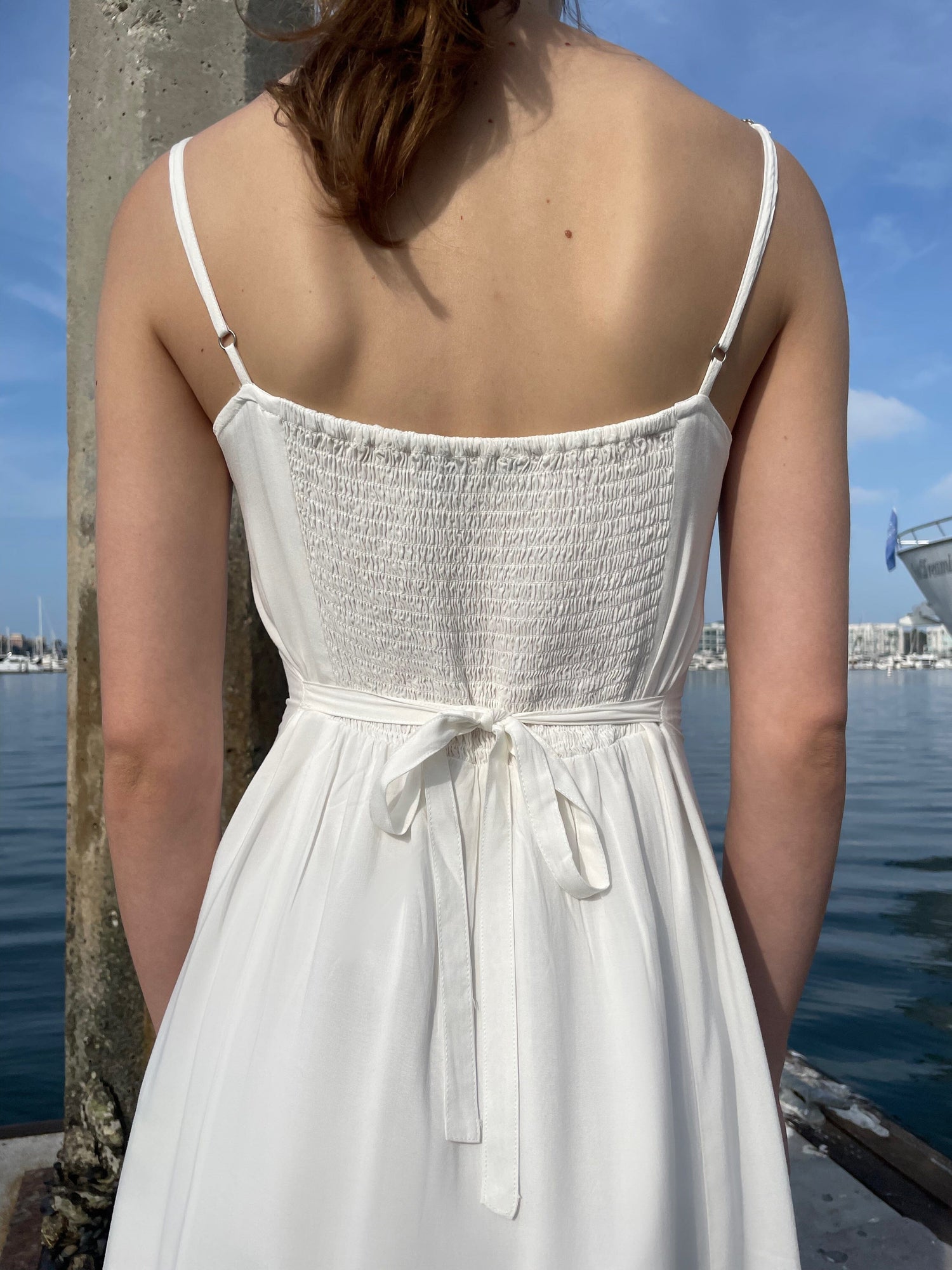brandy melville white maxi dress Izzy Skirt