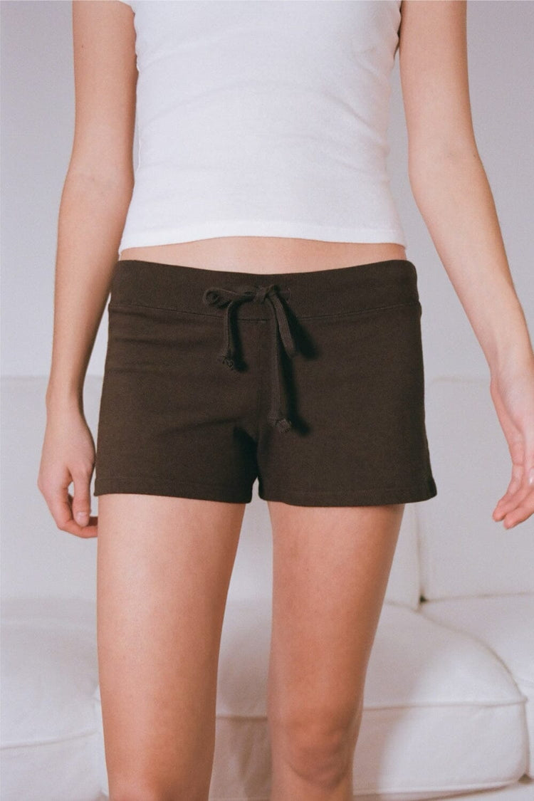 Rainey Shorts | Dark Brown / XS/S
