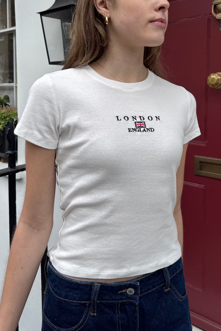 Loreen London England Top | White / XS/S