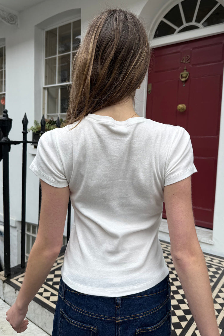 Loreen London England Top | White / XS/S