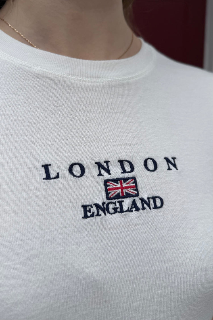 Loreen London England Top | White / XS/S