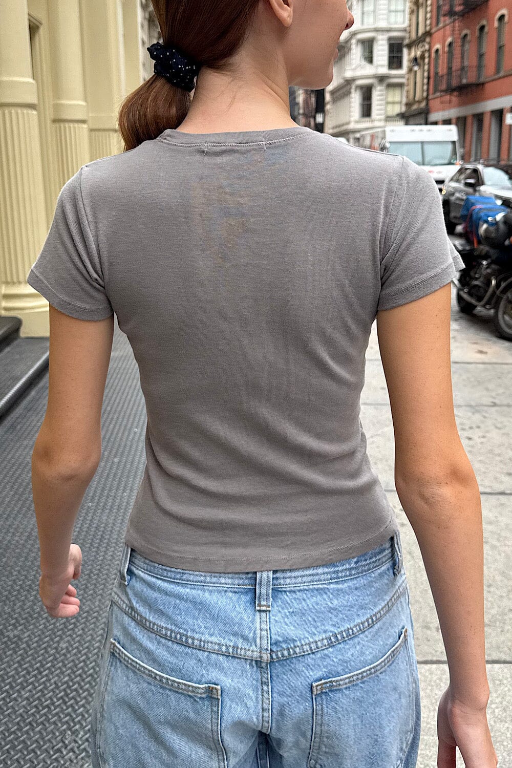 Loreen Top | Light Charcoal Grey / XS/S