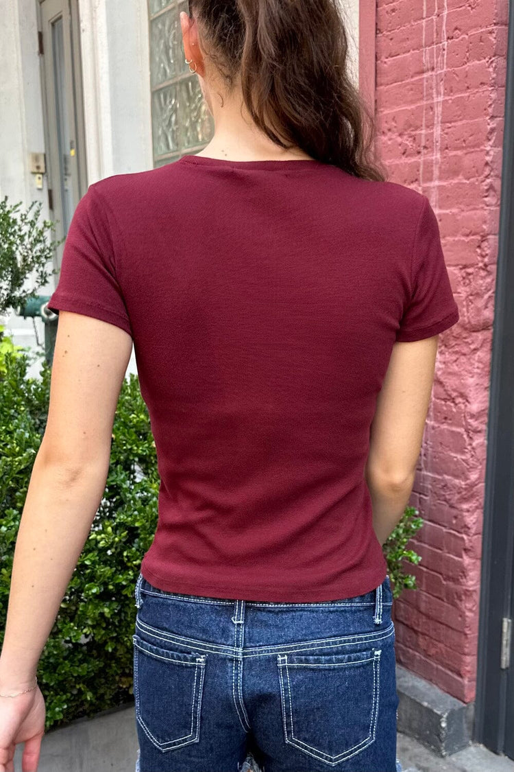 Loreen Top | Burgundy / S