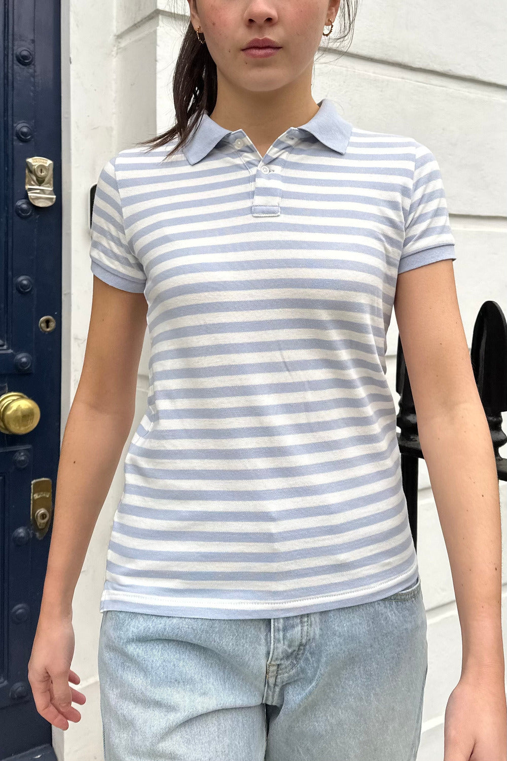 Light Blue White Stripes / XS/S