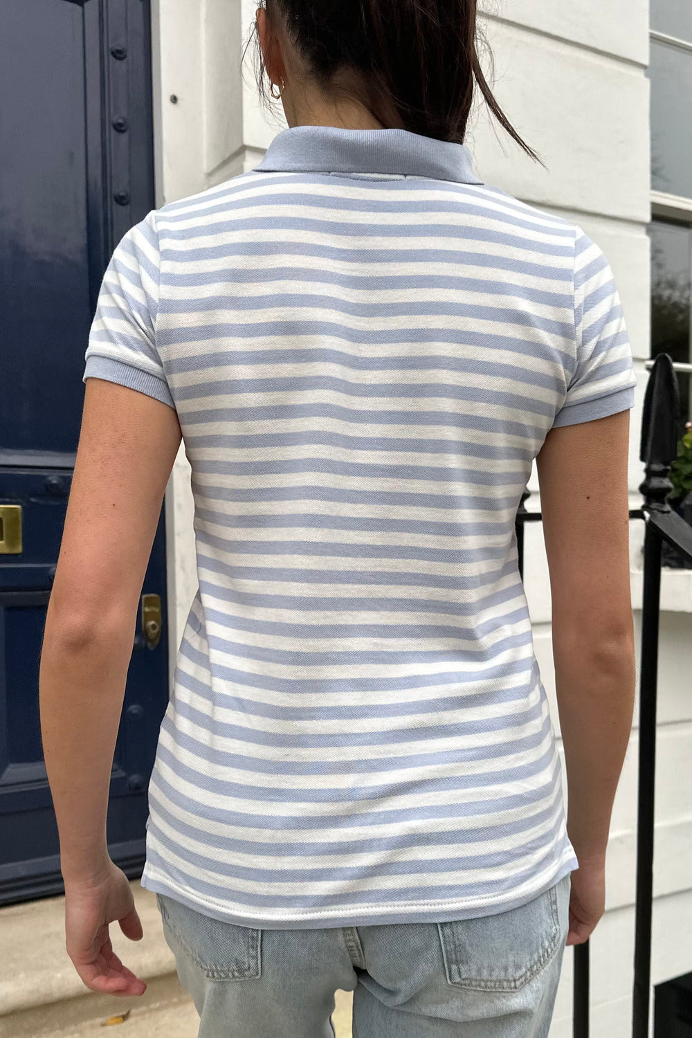 Light Blue White Stripes / XS/S