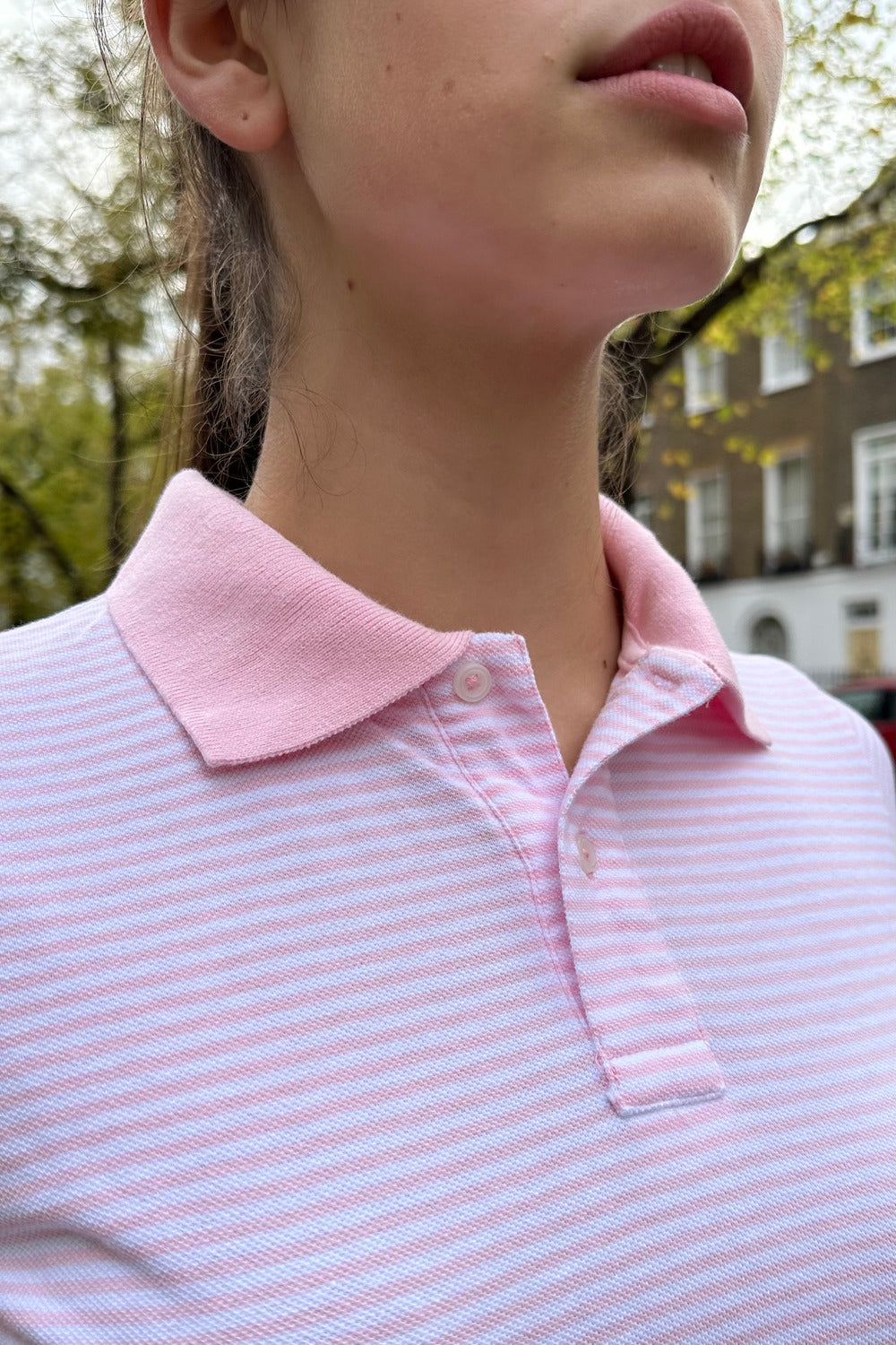 Light Pink And White Stripe / XS/S