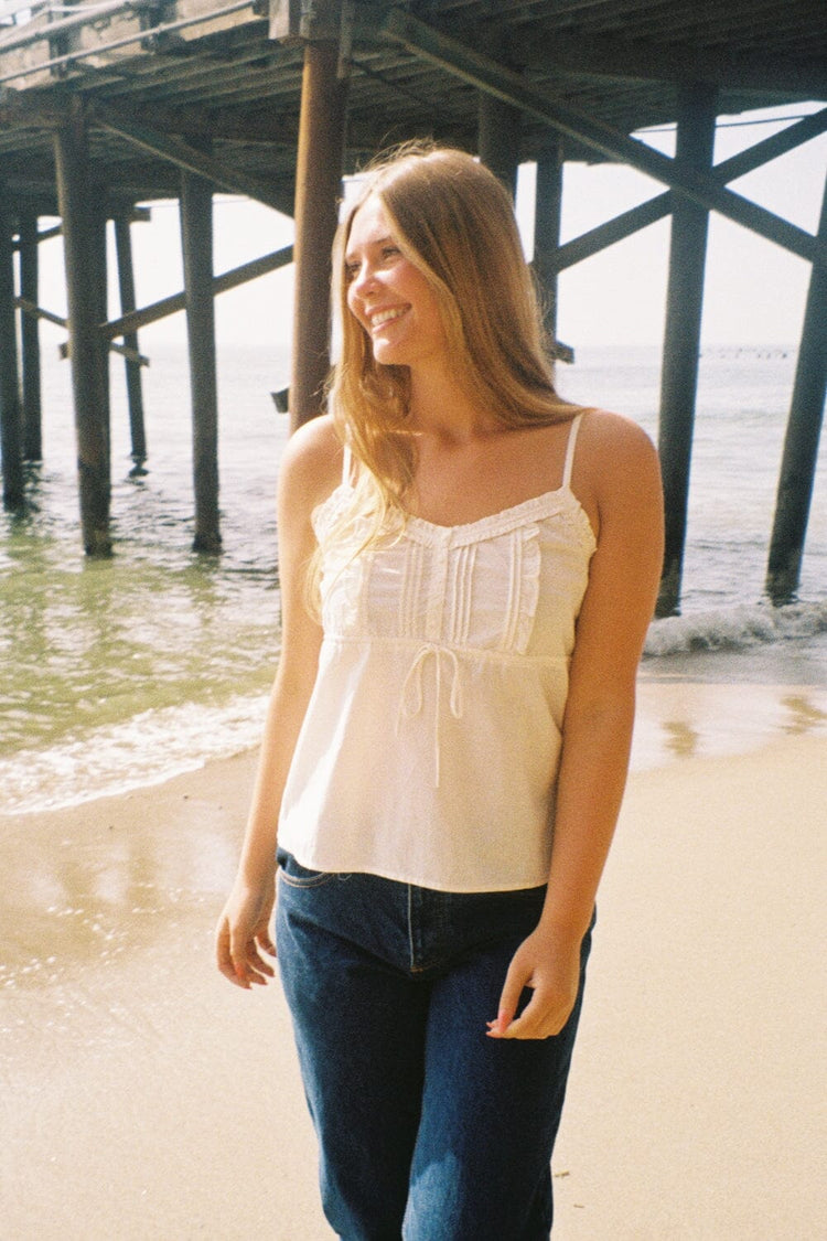 Maeve Tank | Cream / XS/S