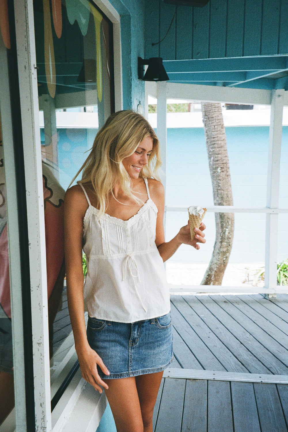 Maeve Tank | Cream / XS/S