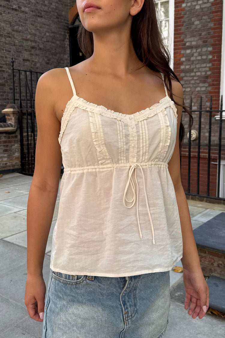 Maeve Tank | Cream / XS/S