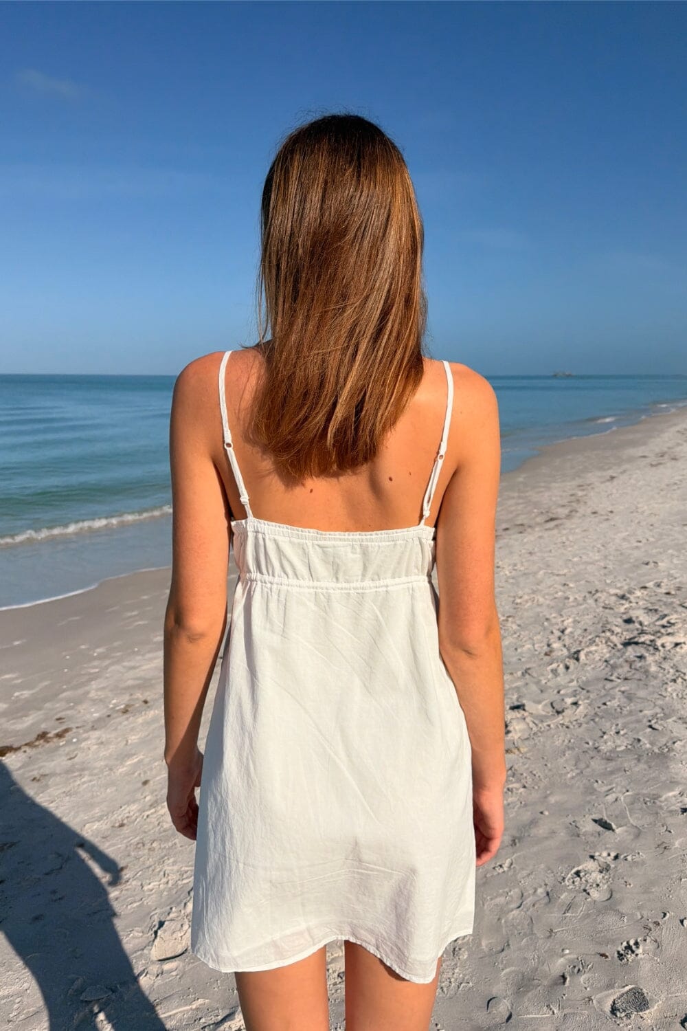 April Dress | White / XS/S