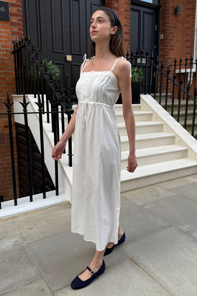 Milani Long Dress | White / S