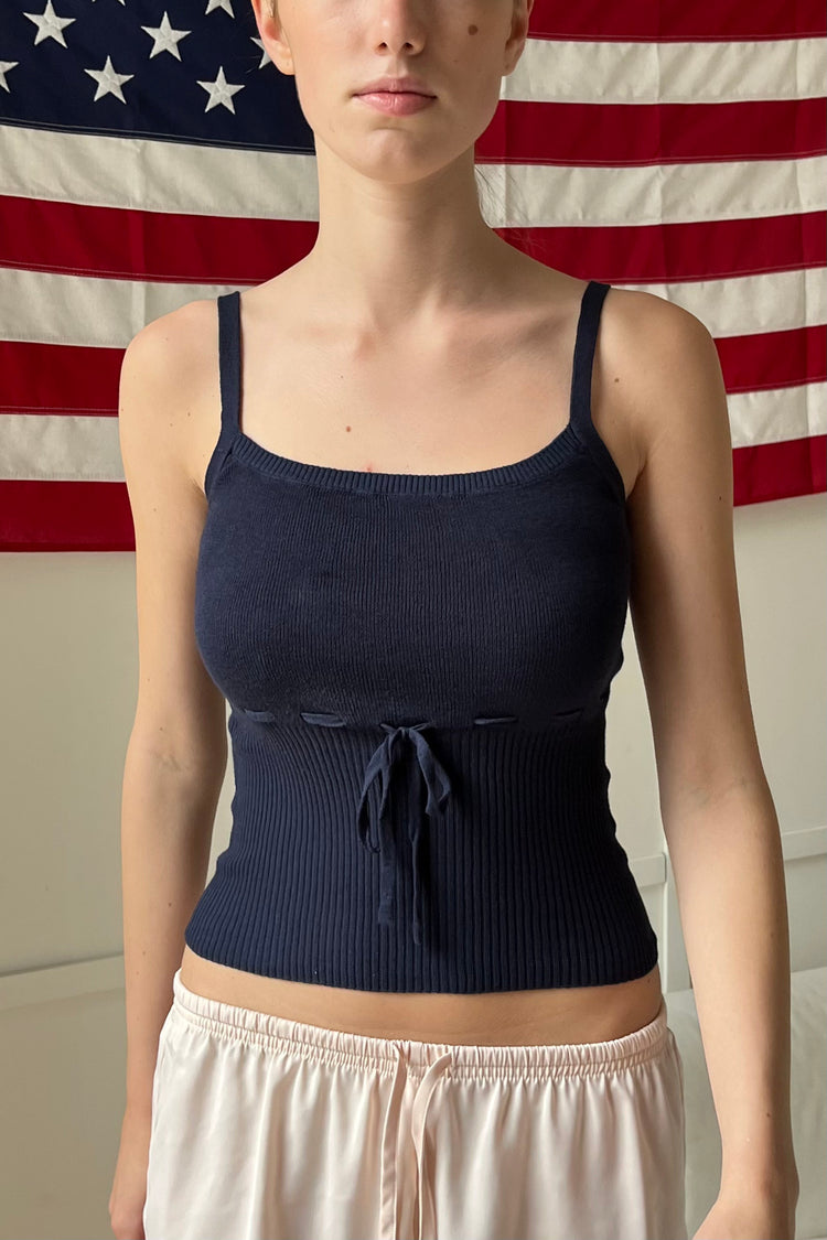 Casie Tank Top | Navy Blue / XS/S