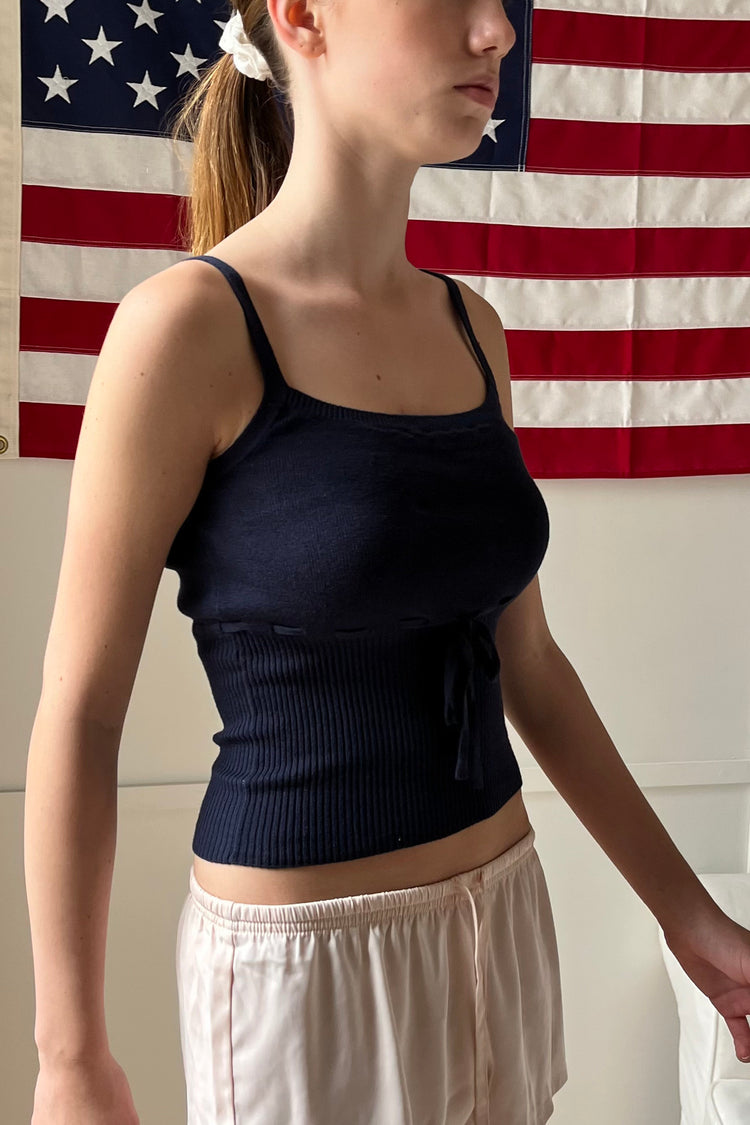 Casie Tank Top | Navy Blue / XS/S