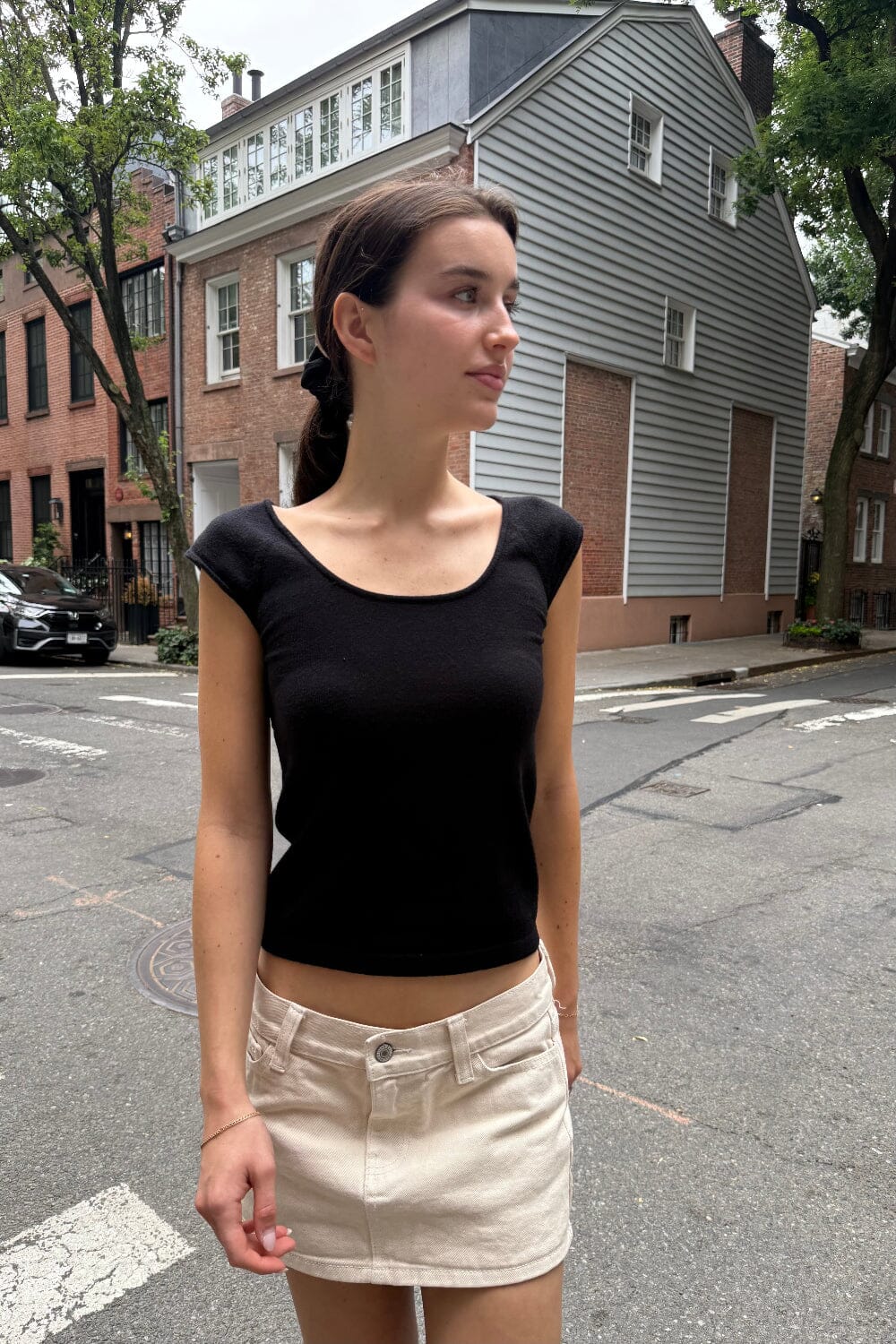 Dahlia Knit Top | Black / XS/S