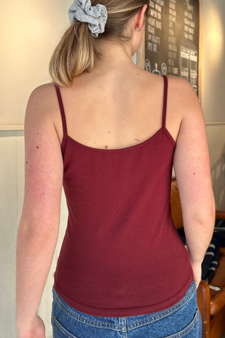 Sheila Tank | Burgundy / XS/S