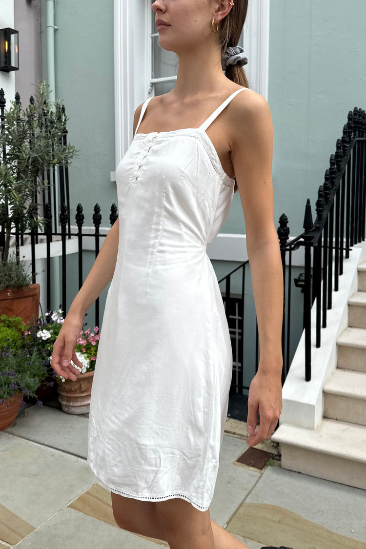 Alessandra Dress | White / S
