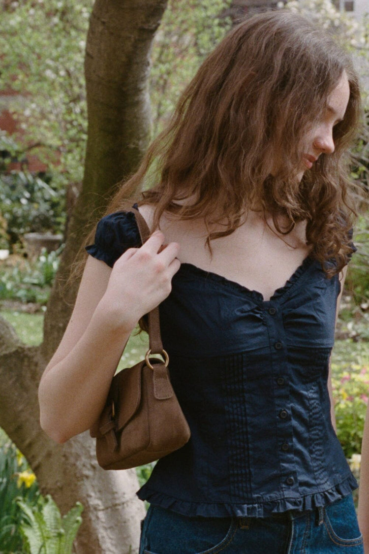 Elena Top | Blue Navy / XS/S