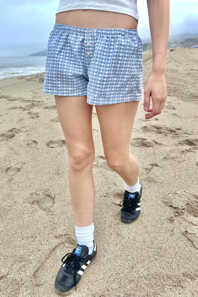 Keira Hearts Pajama Shorts Brandy Melville UK