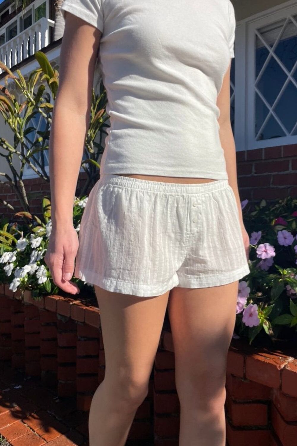Mary Shorts | White / XS/S