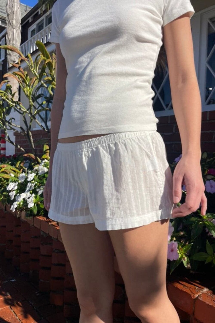 Mary Shorts | White / XS/S