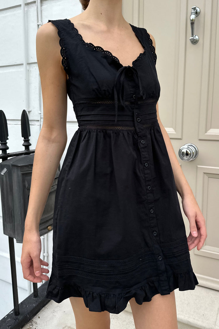 Dyane Dress | Black / XS/S