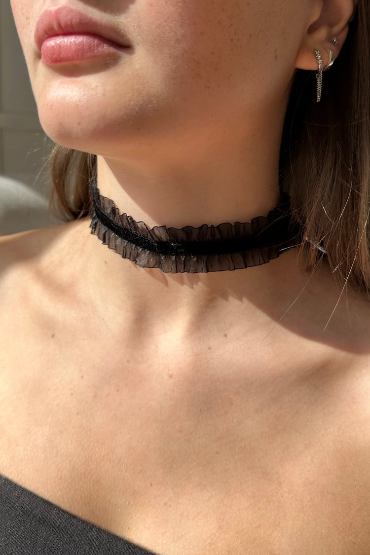 Ribbon Choker | Black