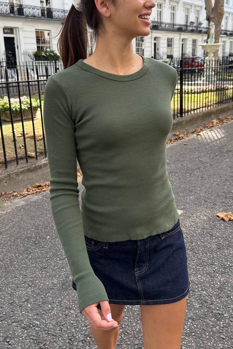 Tori Thermal Top | Forest Green / S
