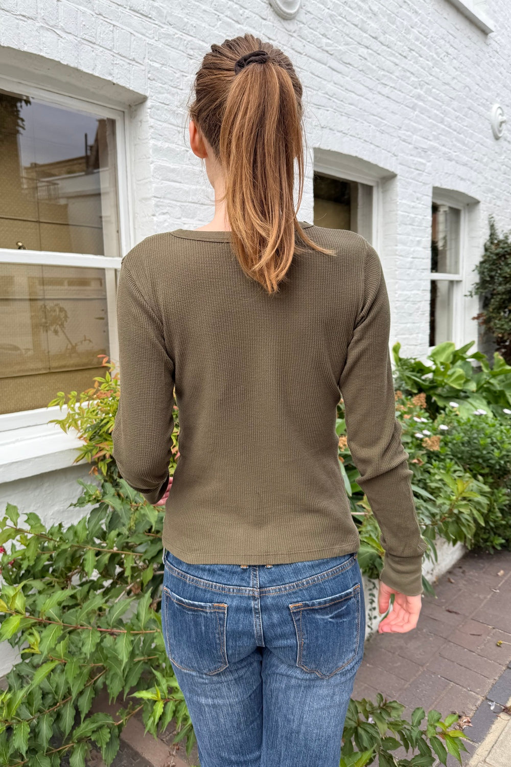 Tori Thermal Top | Fern Green / XS/S