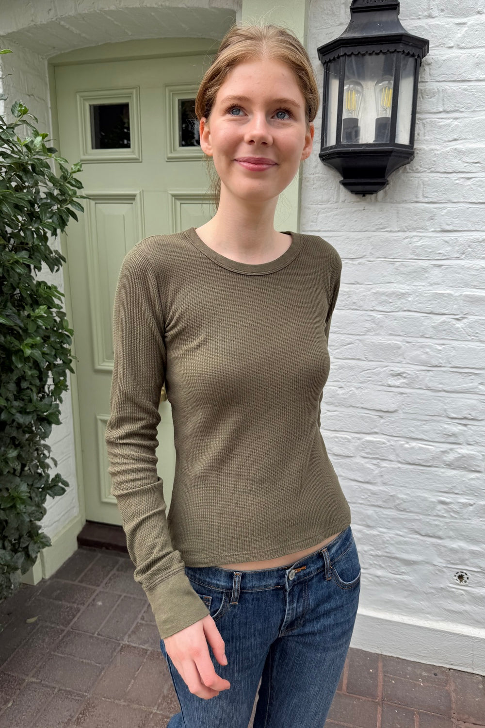 Tori Thermal Top | Fern Green / XS/S
