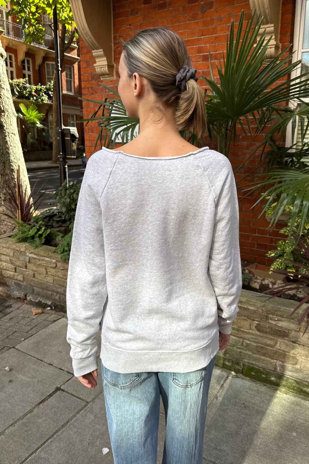 Erica London Sweatshirt | Silver Grey / S/M