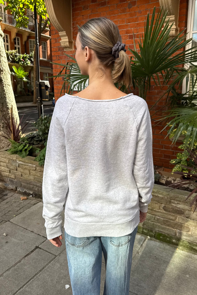 Erica London Sweatshirt | Silver Grey / S/M