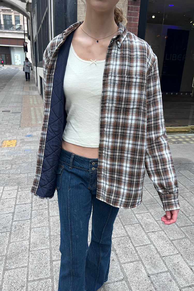 Hazel Quilted Flannel | Oversized Fit