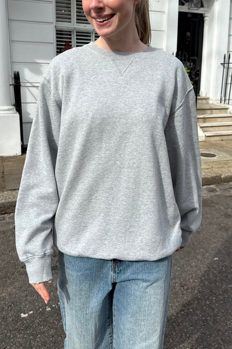 Erica Sweatshirt | Heather Grey / Oversized Fit