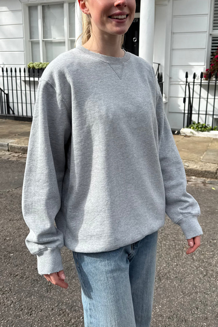 Erica Sweatshirt | Heather Grey / Oversized Fit