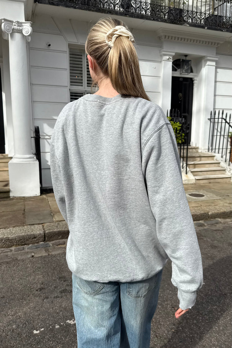 Erica Sweatshirt | Heather Grey / Oversized Fit