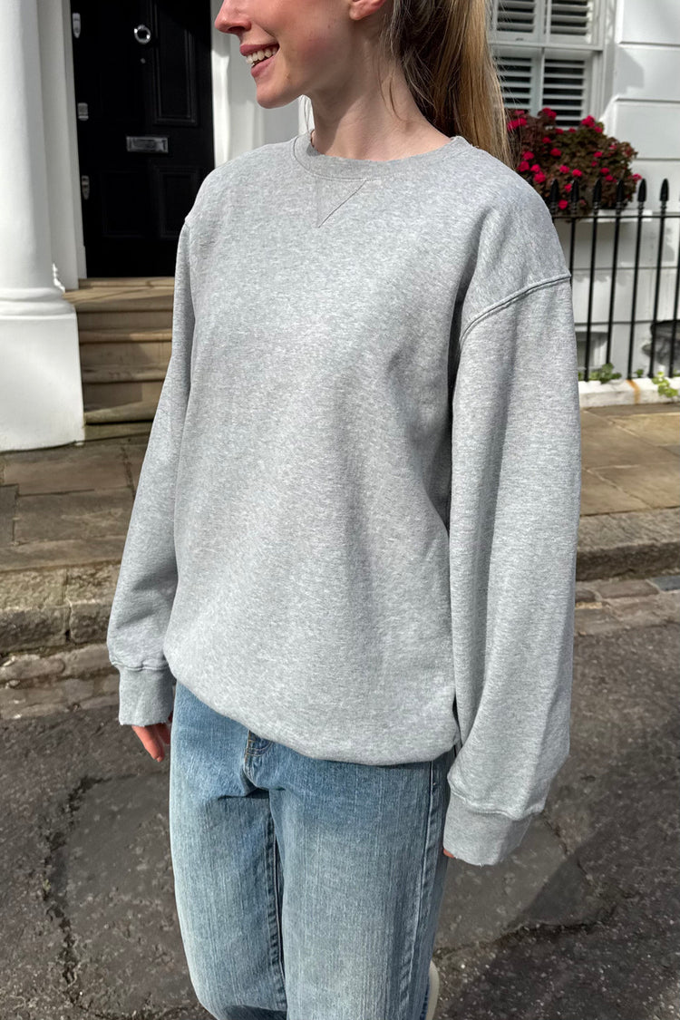 Erica Sweatshirt | Heather Grey / Oversized Fit