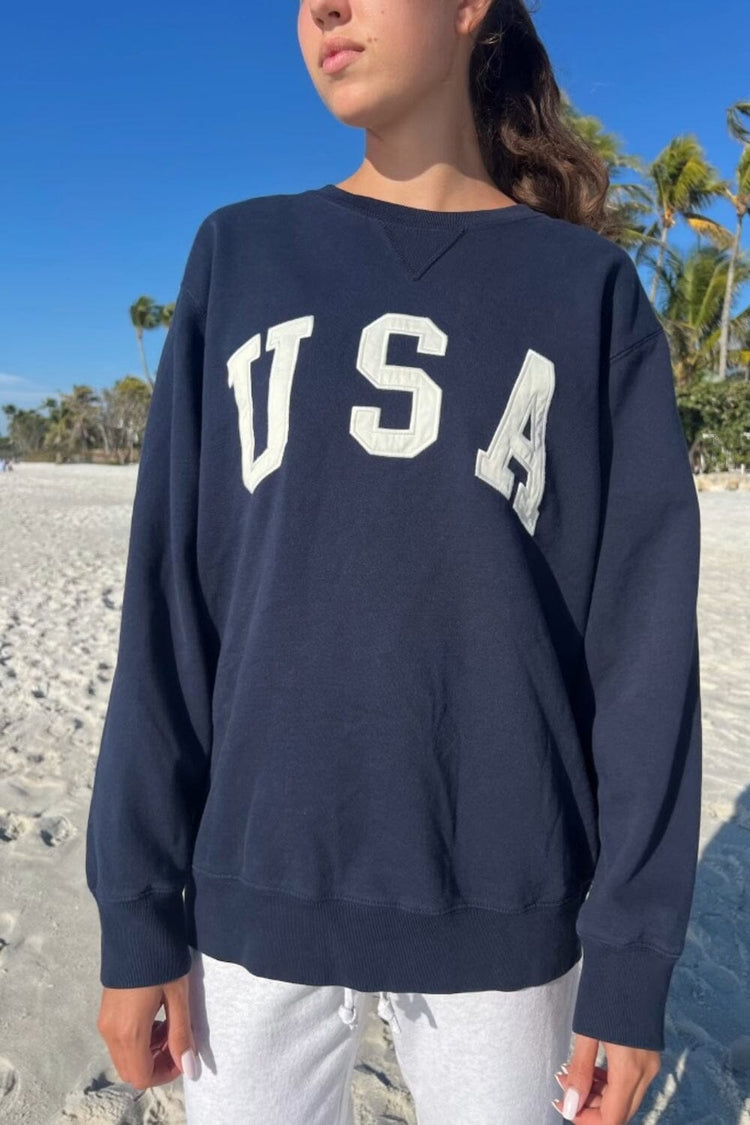 Erica USA Sweatshirt | Oversized Fit