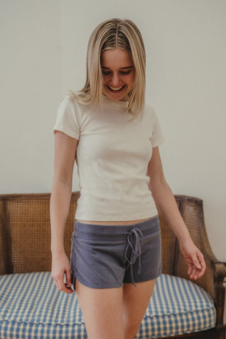 Marcie Sweatshorts | Faded Blue Navy / XS/S